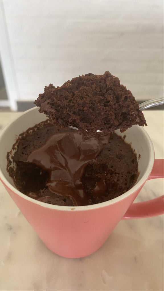 64% Malabar Dark Chocolate Chunk Mug Cake